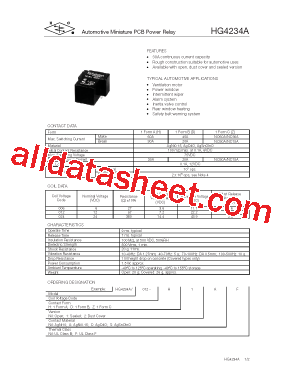 HG4234A/012-DC型号图片