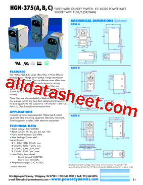 HGN-375A01Q-10-1D型号图片