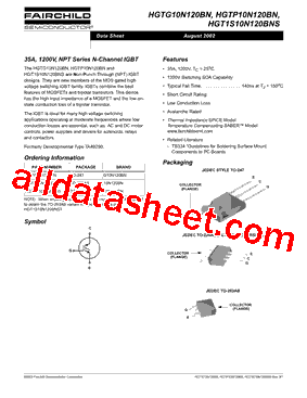 HGTP10N120BN型号图片