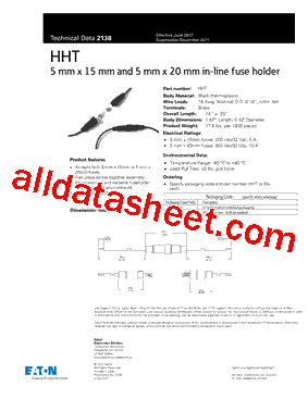 HHT型号图片