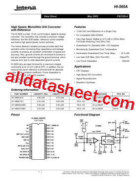 HI1-565ATD/883型号图片