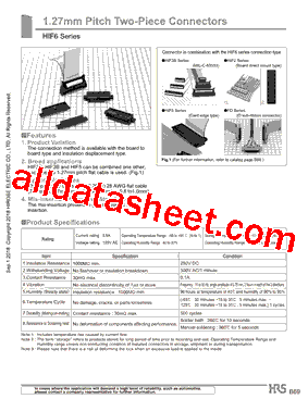 HIF6-100PA-1.27DS(71)型号图片