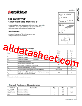 HIL40N120VF型号图片