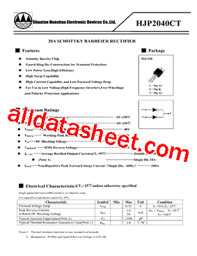 HJP2040CT型号图片