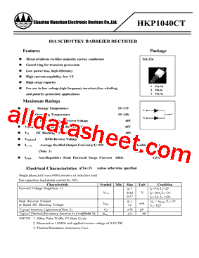 HKP1040CT型号图片