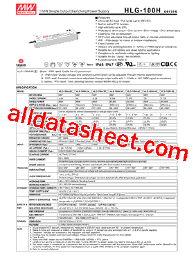 HLG-100H-48B型号图片