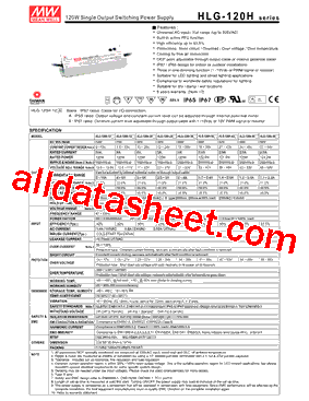 HLG-120H-15AB型号图片