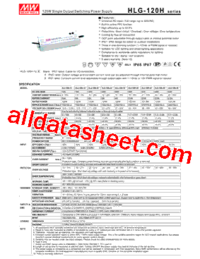 HLG-120H-30AB型号图片