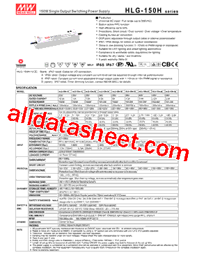 HLG-150H-42B型号图片