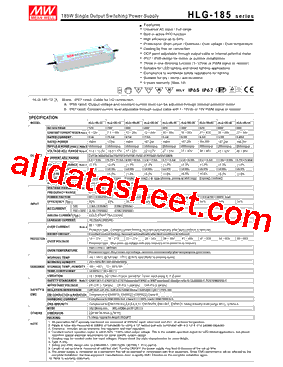 HLG-185-20型号图片