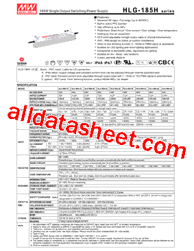 HLG-185H-30B型号图片