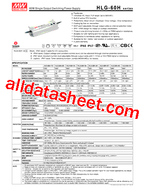 HLG-60H-15A型号图片