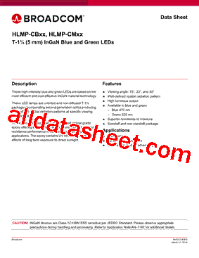 HLMP-CM3H-Y10DD型号图片