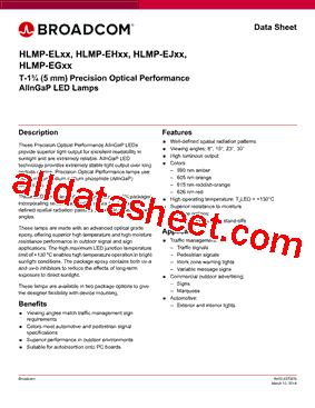 HLMP-EG08-11000型号图片