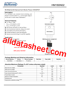 HM180N02型号图片