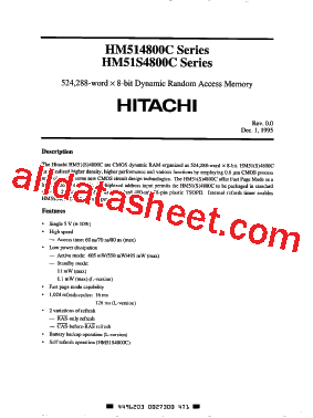 HM514800CTT-6型号图片