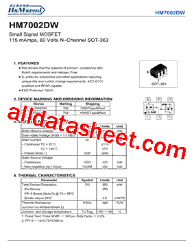HM7002DW型号图片