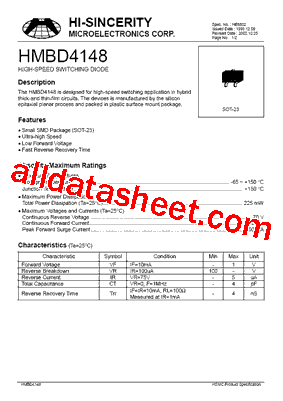 HMBD4148XL型号图片