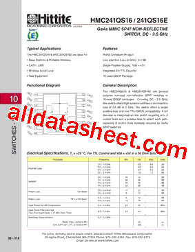 HMC241QS16_08型号图片