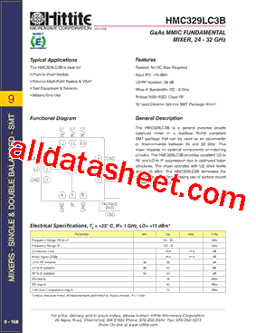 HMC329LC3B型号图片