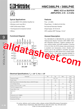 HMC388LP4_06型号图片