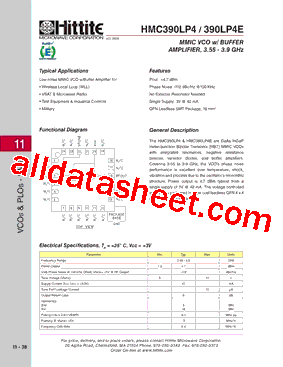 HMC390LP4E型号图片