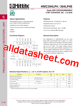 HMC394LP4E型号图片