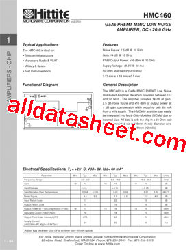 HMC460_06型号图片