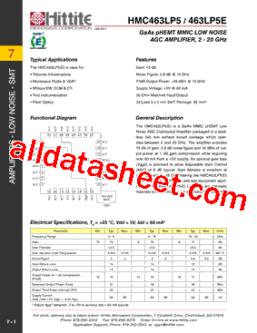 HMC463LP5E型号图片