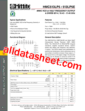 HMC513LP5E型号图片