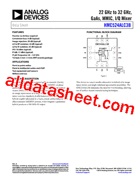 HMC524ALC3BTR-R5型号图片