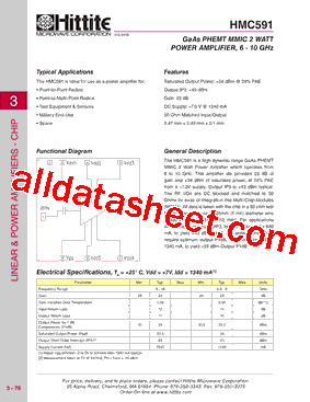 HMC591LP5E型号图片