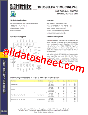 HMC596LP4ETR型号图片