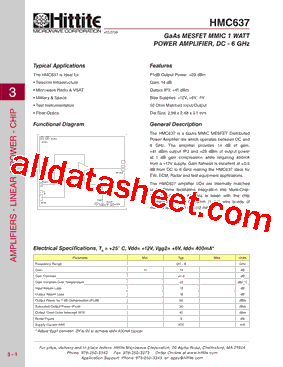 HMC637ALP5E型号图片