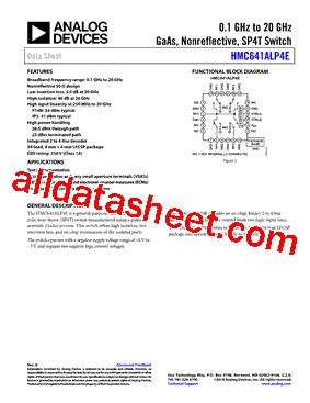 HMC641ALP4ETR型号图片