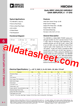 HMC694LP4E型号图片