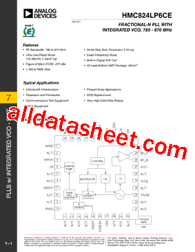 HMC824LP6CE型号图片