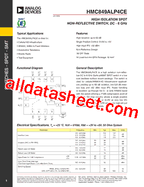 HMC849ALP4CE型号图片