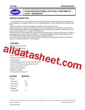 HMF1M64F4VS-120型号图片