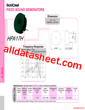 HPA17H型号图片