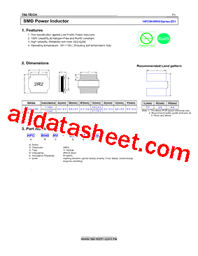 HPC8040NV-181M-Z01型号图片