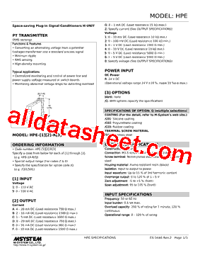 HPE-11-R/Q型号图片