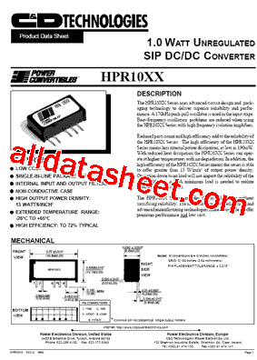 HPR1007型号图片