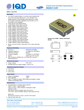 HQXO-5.0V型号图片