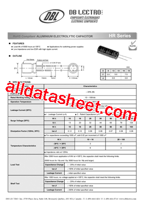 HR1C220KR型号图片