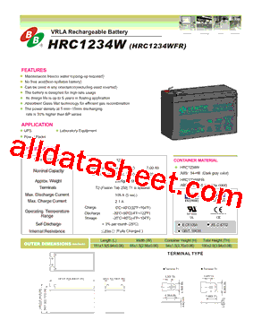 HRC1234W型号图片