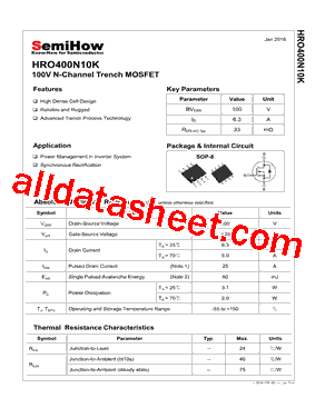 HRO400N10K型号图片