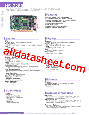 HS-7280DVI-I型号图片