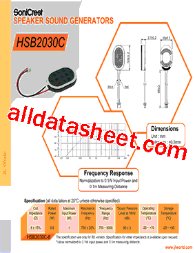 HSB2030C-8型号图片