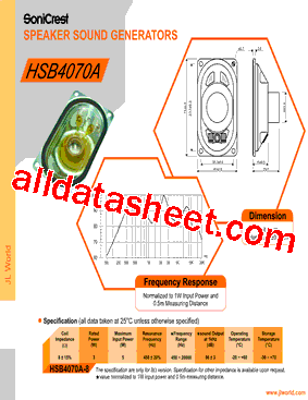 HSB4070A型号图片